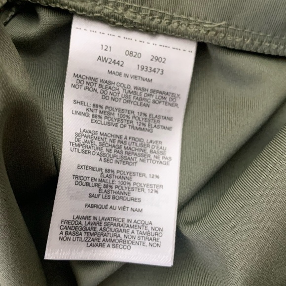 NWT Columbia Sandy Creek Stretch Semi Fitted Mid Rise 4” Shorts In Green - Picture 11 of 11